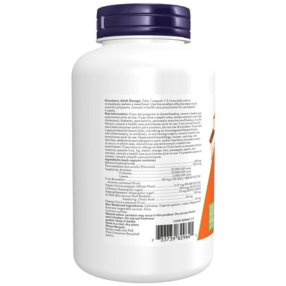 NOW Supplements, Super Enzymes, Formulated with Bromelain, Ox Bile, Pancreatin and Papain, Super Enzymes,180 Capsules - Available at All In One Marketplace Canada