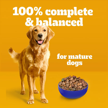 PEDIGREE Vitality+ Dry Food for Adult Dogs, Hearty Beef & Vegetable Flavour, 20kg Bag