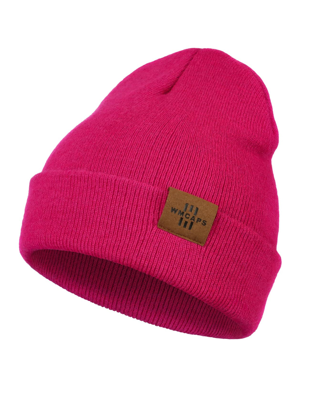 Wmcaps Kids Beanie Winter Hat, Knit Toddler Toque for Boys Girls Rose Red 🍁 All In One Marketplace Canada