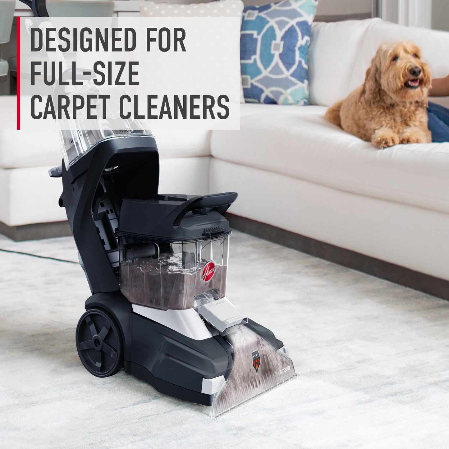 Hoover Oxy Carpet Cleaner Solution, 50oz. Ocean Breeze Scent, Deep Cleaning Carpet Shampoo Solution, Removes Tough Stains from Carpet and Upholstery, Pair with Hoover Carpet Cleaner Machine AH31950CA 🍁 All In One Marketplace Canada