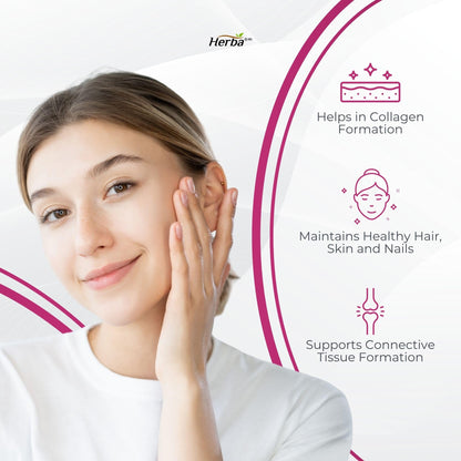 Herba Marine Collagen Powder for Women & Men with Hyaluronic Acid, Vitamin C, and Silica – 305g | Made in Canada | Wild Caught | Hydrolyzed Collagen Peptides | Antibiotics Free | Sustainably Sourced - Available at All In One Marketplace Canada