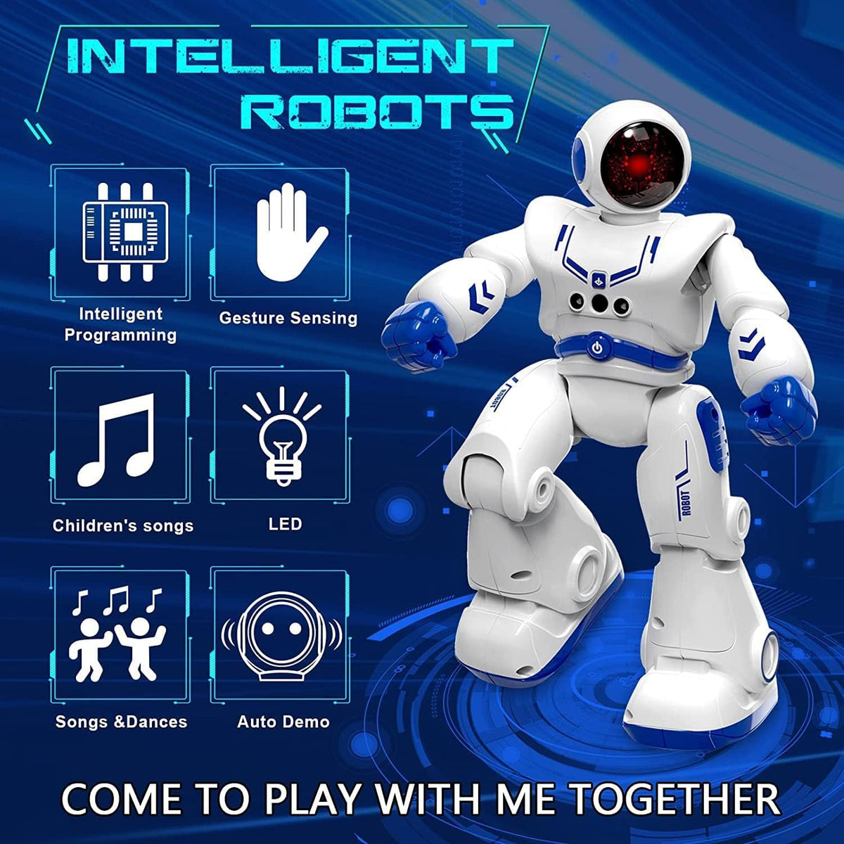 DUMMA Robot Toys for Kids, Remote Control Robot for 4+ Years Old Boy Gifts 🍁 All In One Marketplace Canada