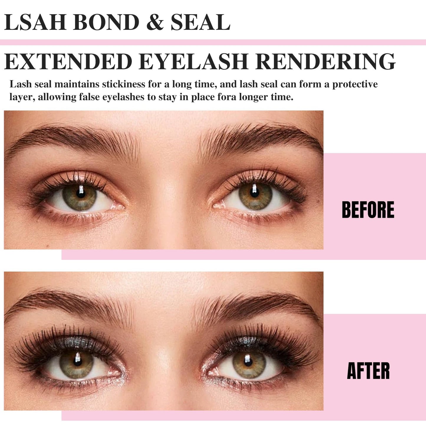 Mayhug Lash Cluster Glue Waterproof Lash Bond and Seal Kit with Lash Glue Remover and Tweezers Long-Lasting For DIY Eyelash Extension At Home Use Beginners Friendly Kit 4-in-1 - Available at All In One Marketplace Canada