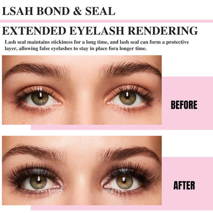 Mayhug Lash Cluster Glue Waterproof Lash Bond and Seal Kit with Lash Glue Remover and Tweezers Long-Lasting For DIY Eyelash Extension At Home Use Beginners Friendly Kit 4-in-1 - Available at All In One Marketplace Canada