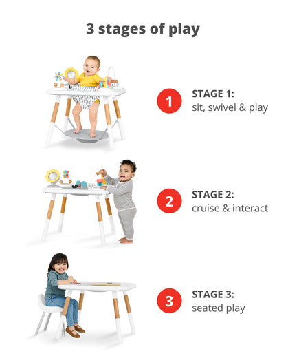 Skip Hop Discoverosity Montessori-Inspired 3-Stage Activity Center & Play Table for Baby Ages 4m+ Skip Hop