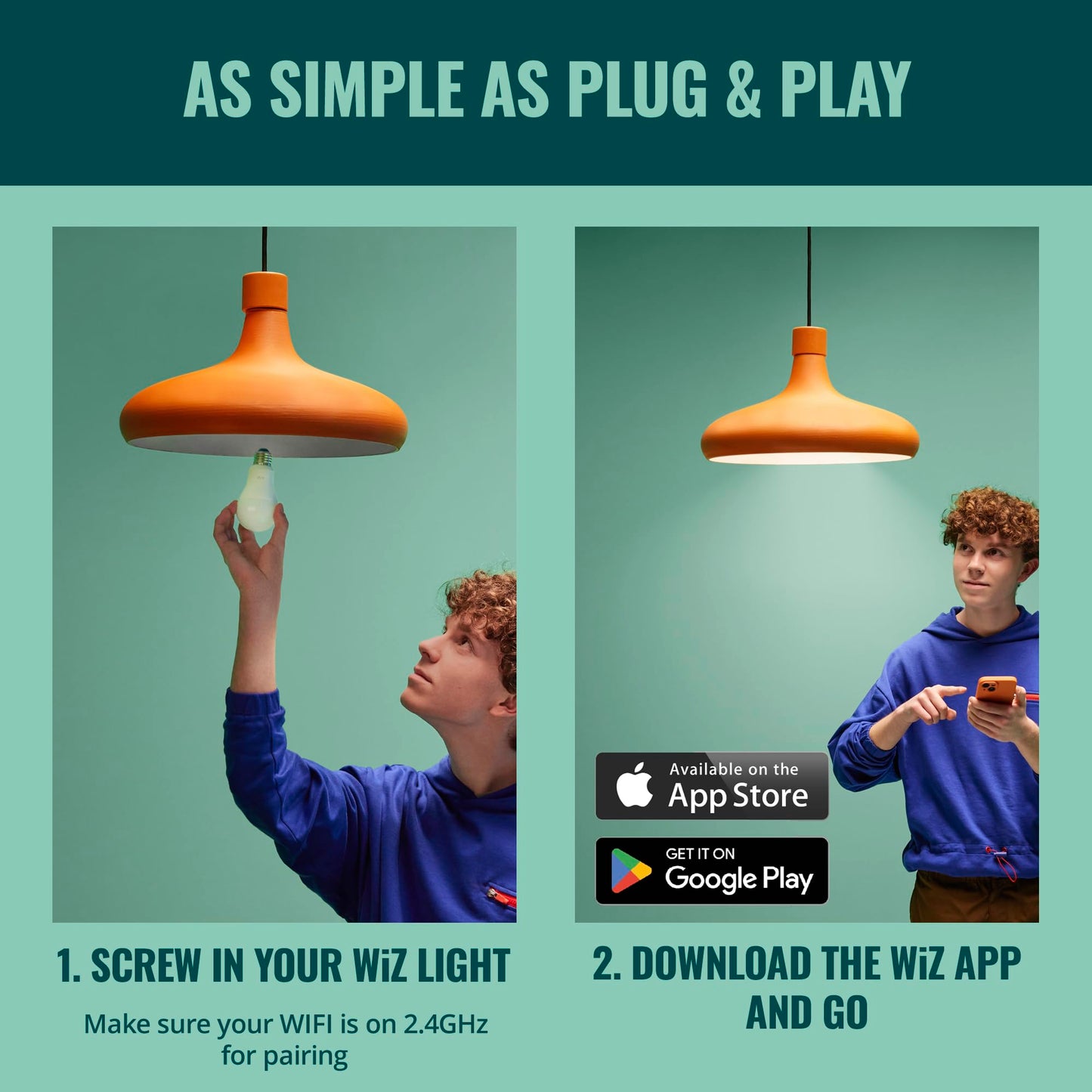 WiZ Connected 60W A19 LED Smart Light Bulbs - Connects to Your Wi-Fi - E26 Smart Bulb - Control with Voice or App + Activate with Motion - Matter Compatible - 3 Pack 🍁 All In One Marketplace Canada