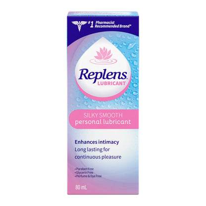 Replens Silky Smooth Personal Lubricant, Paraben Free, 80 mL