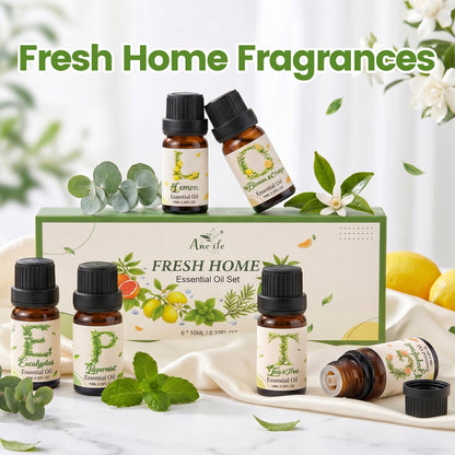 Auelife Essential Oils for Diffusers for Home, 6 Pack Fresh Scented Oil 🍁 All In One Marketplace Canada
