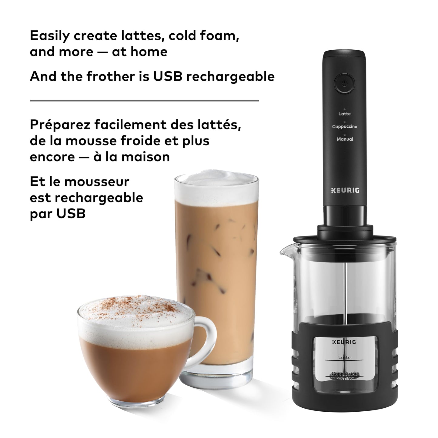 Keurig SimpleCafé Milk Frother for Lattes and Cappuccinos - Available at All In One Marketplace Canada