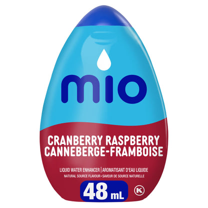 mio Cranberry Raspberry Liquid Water Enhancer, 48 mL Bottle (Pack of 12) 🍁 All In One Marketplace Canada