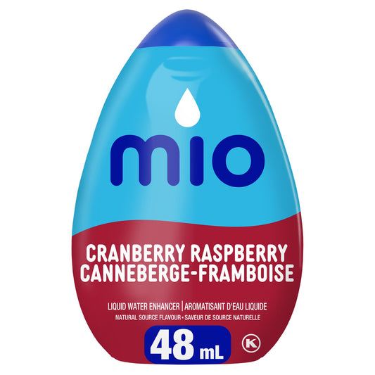 mio Cranberry Raspberry Liquid Water Enhancer, 48 mL Bottle (Pack of 12) 🍁 All In One Marketplace Canada