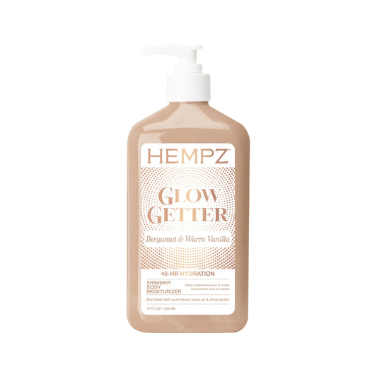 Hempz Glow Getter Body Lotion, Hydrating Moisturizer with Shimmer, 500 ml. - Available at All In One Marketplace Canada