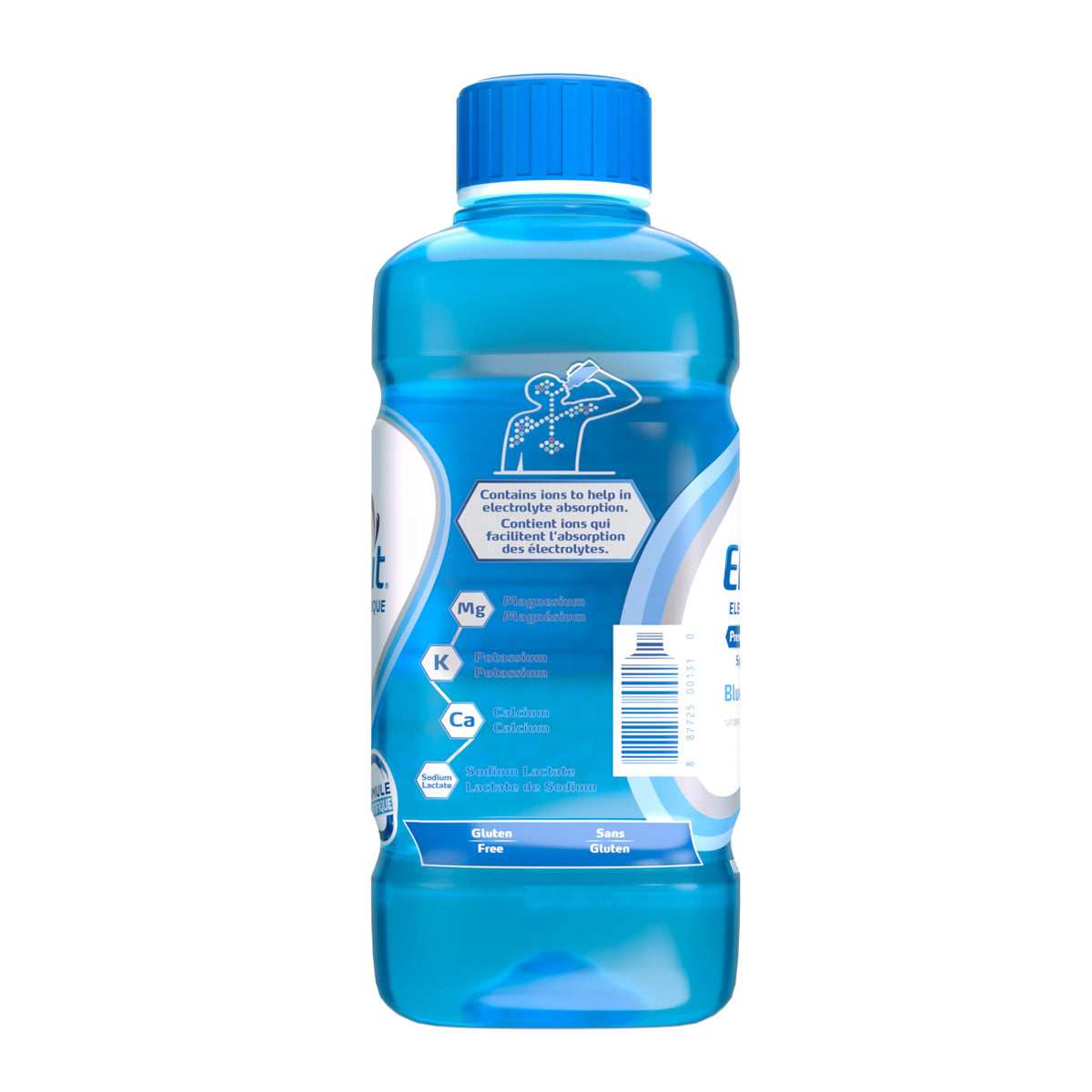 Electrolit Hydration Beverage & Recovery Drink w/Electrolytes, 625ml - Pack of 12- BLUE RASPBERRY