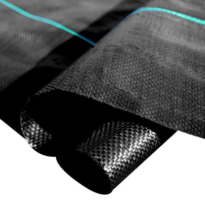 Happybuy 6FT×300FT Weed Barrier Fabric Heavy Duty 2.4OZ, Woven Weed Control High Permeability, Geotextile Fabric for Underlayment, Polyethylene Ground Cover 🍁 All In One Marketplace Canada