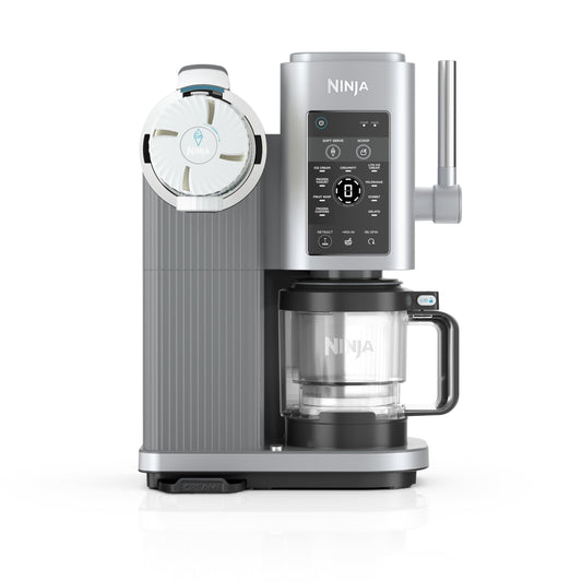 Ninja CREAMi Swirl Ice Cream and Soft Serve Maker, Sorbet, Milkshake, Frozen Yogurt, Low Calories Program & More, 13-in-1, Soft Serve Handle & (2) CREAMi Swirl 16oz Pints, For Kids & ALL ages, NC701C - Available at All In One Marketplace Canada