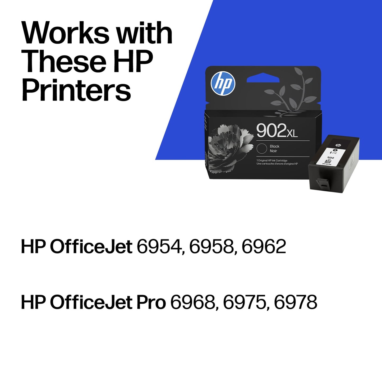 HP 902XL | Ink Cartridge | Black | Works with HP OfficeJet 6900 Series, HP OfficeJet Pro 6900 Series | T6M14AN 🍁 All In One Marketplace Canada