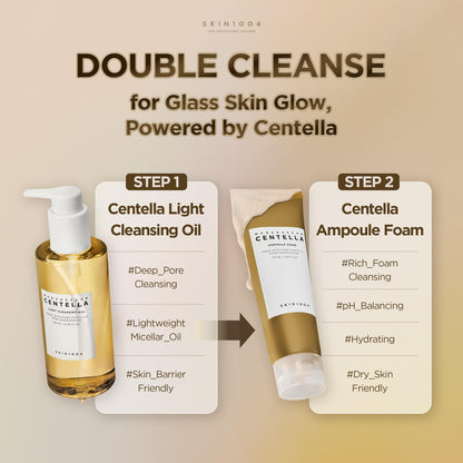 SKIN1004 Madagascar Centella Light Cleansing Oil (6.76 Fluid Ounce) Pure and light oil with fresh cleansing effect, Micellar Cleansing Hypoallergenic Use 🍁 All In One Marketplace Canada