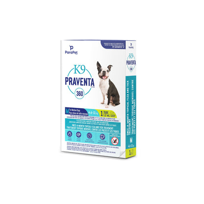 Parapet K9 Praventa 360 for Medium Dogs, 1 Tube