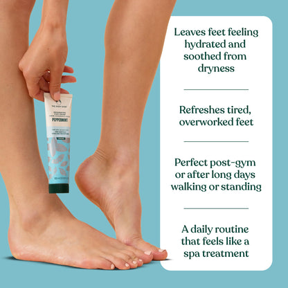 The Body Shop Peppermint Invigorating Foot Cream 100ml 🍁 All In One Marketplace Canada