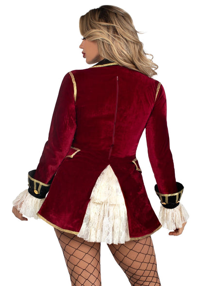 Leg Avenue womens Captivating Captain Halloween Pirate Costume, Multicolor, Small