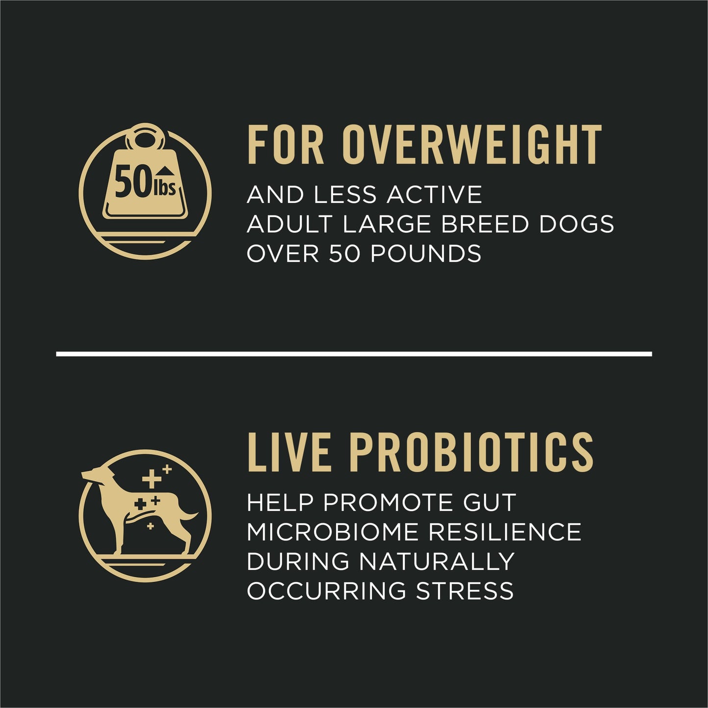 Purina Pro Plan FOCUS Adult Weight Management Large Breed Formula Adult Dry Food - (1) 34 lb. Bag - Available at All In One Marketplace Canada