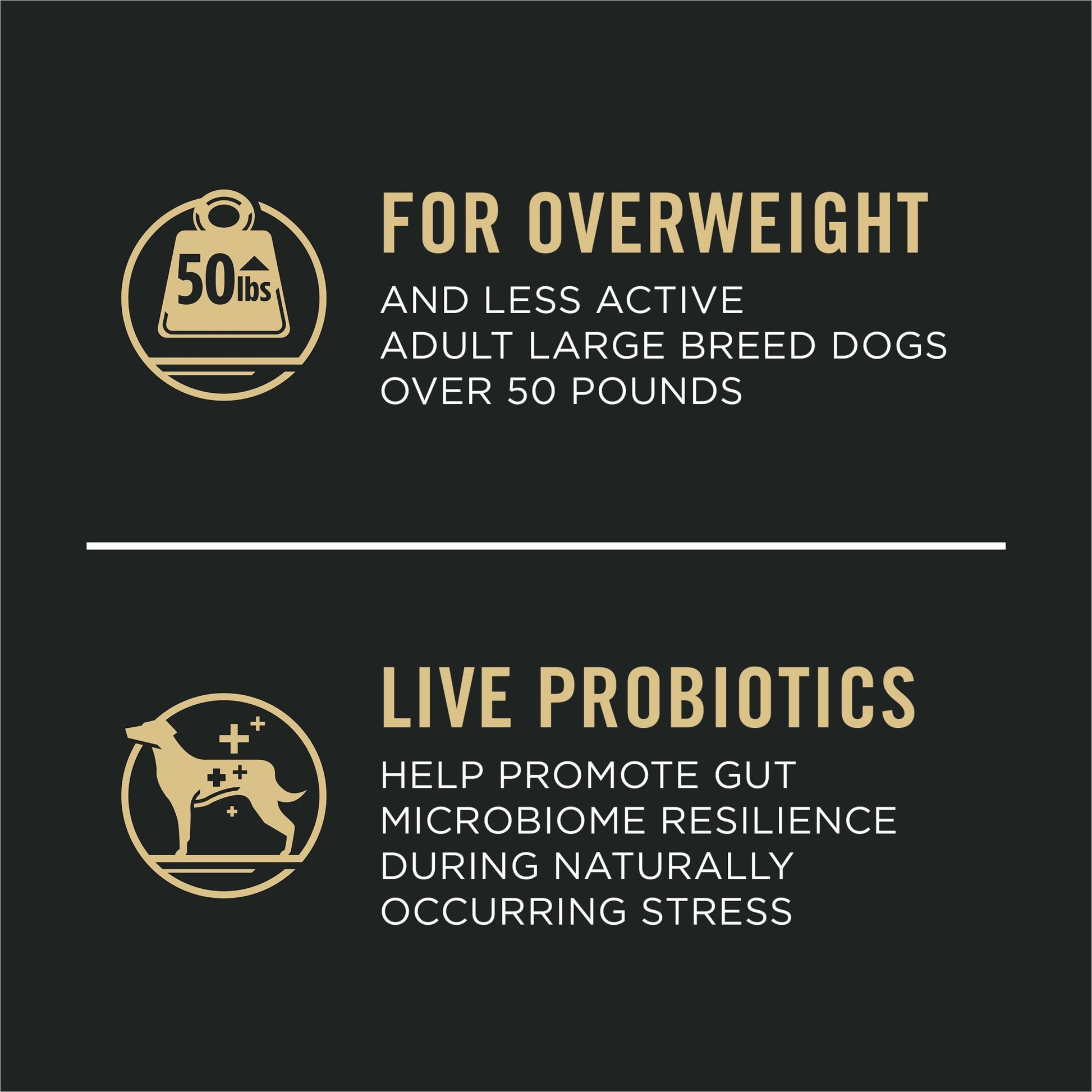 Purina Pro Plan FOCUS Adult Weight Management Large Breed Formula Adult Dry Food - (1) 34 lb. Bag - Available at All In One Marketplace Canada