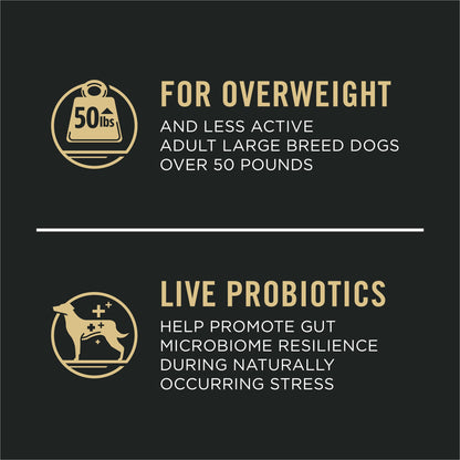 Purina Pro Plan FOCUS Adult Weight Management Large Breed Formula Adult Dry Food - (1) 34 lb. Bag - Available at All In One Marketplace Canada