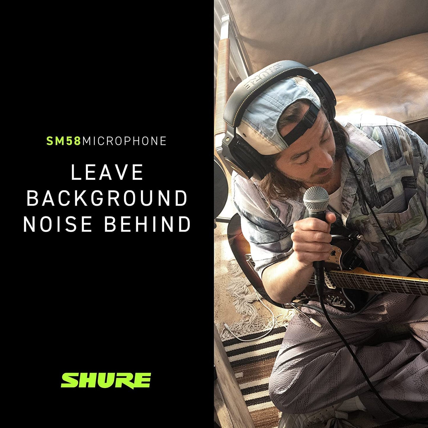 Shure SM58 Pro Dynamic Vocal Microphone with 25-ft XLR Cable