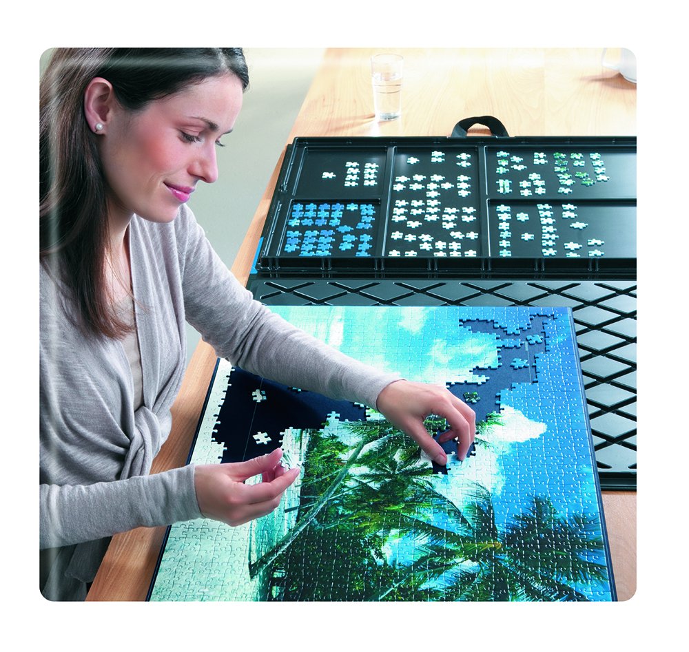 Ravensburger Puzzle Store - Sort, Build, Store Puzzles for Up to 1000 Pieces