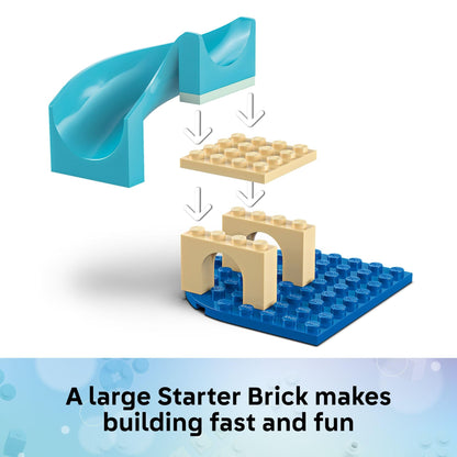LEGO Gabby’s Dollhouse Mermaid Gabby’s Aquarium Adventure Building Blocks - Pretend Play & Learning Toy for Girls & Boys, Ages 4+, with Gabby & Mercat Mini Dolls - Gift Idea for Birthdays - 11204 LEGO