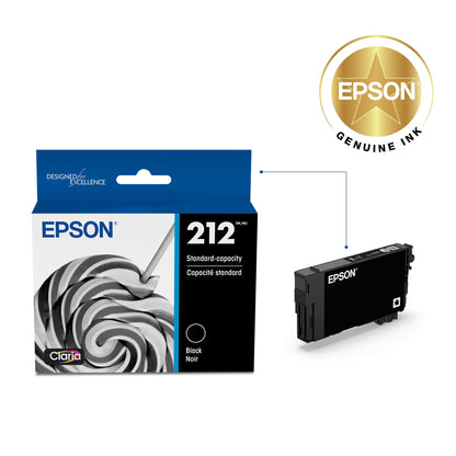 T212 Standard Capacity Black Ink Cartridge, 1 Size Epson