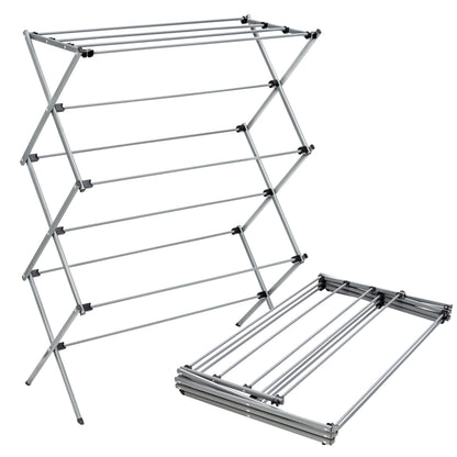 Honey-Can-Do Oversize Collapsible Clothes Drying Rack DRY-09066 Silver, 50 lbs Honey-Can-Do
