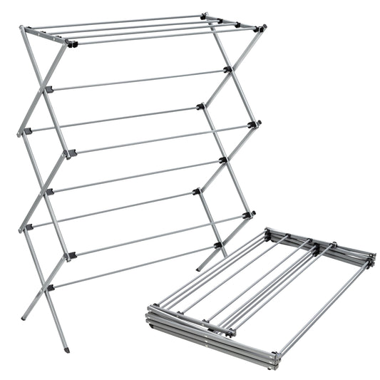 Honey-Can-Do Oversize Collapsible Clothes Drying Rack DRY-09066 Silver, 50 lbs Honey-Can-Do