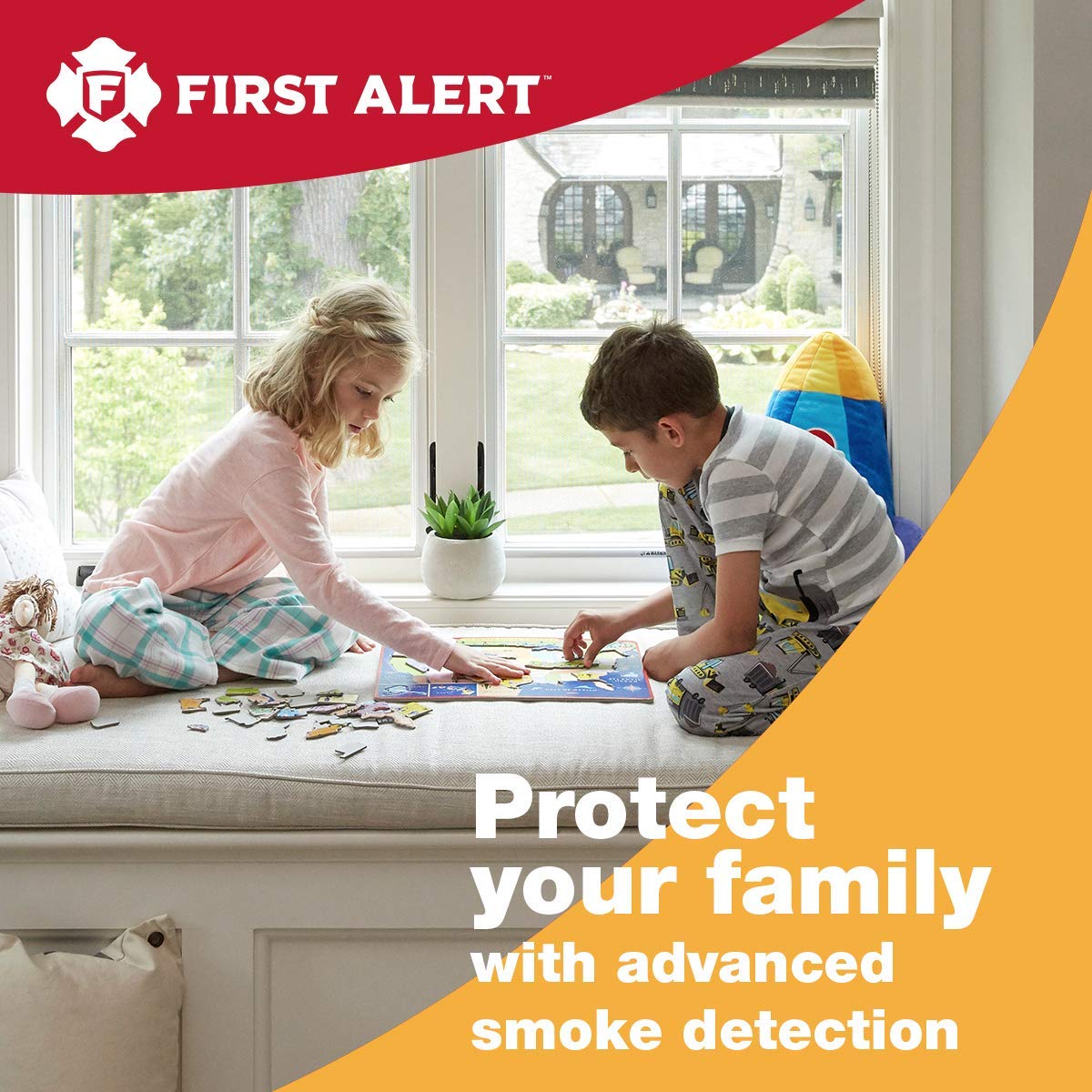First Alert PR700A Slim Series Battery Powered Photoelectric Smoke Alarm - Available at All In One Marketplace Canada