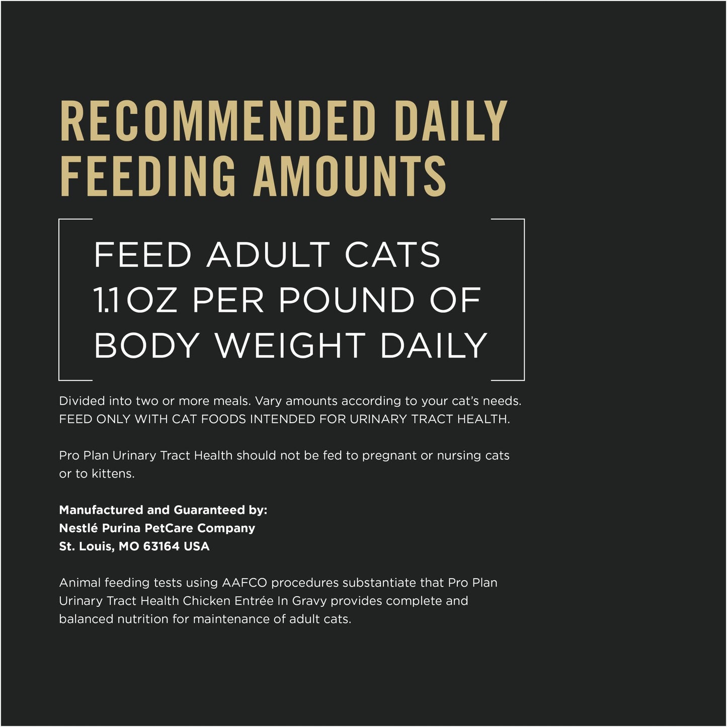 Purina Pro Plan Wet Cat Food, Focus, Adult Urinary Tract Health Formula Chicken Entrée, 3-Ounce Can, Pack of 24 🍁 All In One Marketplace Canada