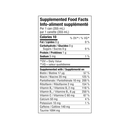 CELSIUS Sparkling Arctic Vibe, Zero Sugar Energy Drink, 355ml (Pack of 12)