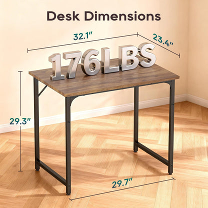 BestOffice Computer Desk,Home Office Desk Writing Study Table Modern Simple Style PC Desk with Metal Frame for Home Office BestOffice