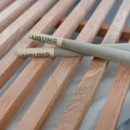 UBUNG 200 Pcs 11/4 Size Pre Rolled Cones with Tips, Brown, Organic, 84mm, Rolling Paper - Available at All In One Marketplace Canada
