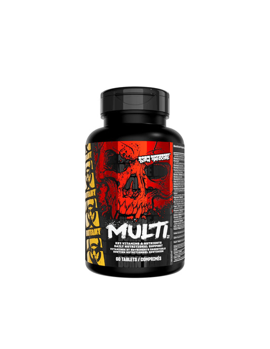MUTANT Multi Vitamins - Men's Multivitamin for Hardcore Athletes & Body Builders, Supports Muscle Function, Energy Metabolism, Immune Health with 70 Vitamins Minerals Antioxidants (60 Caplets, CA) - Available at All In One Marketplace Canada