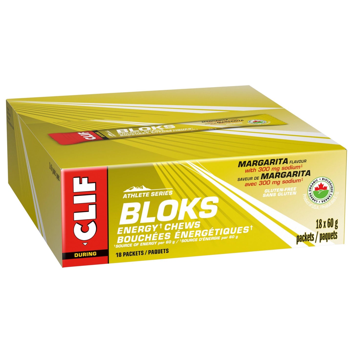 Clif Bloks Energy Chews, Margarita Flavour, Organic, 60 g (Pack of 18) 🍁 All In One Marketplace Canada