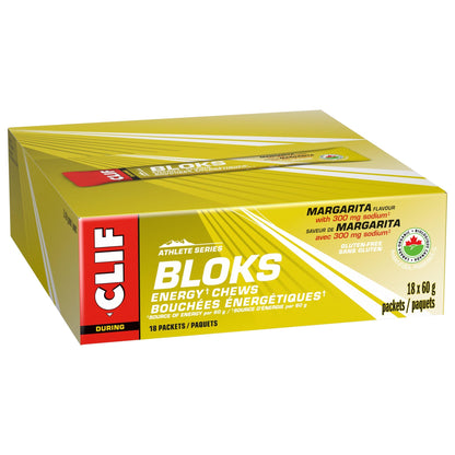Clif Bloks Energy Chews, Margarita Flavour, Organic, 60 g (Pack of 18) 🍁 All In One Marketplace Canada