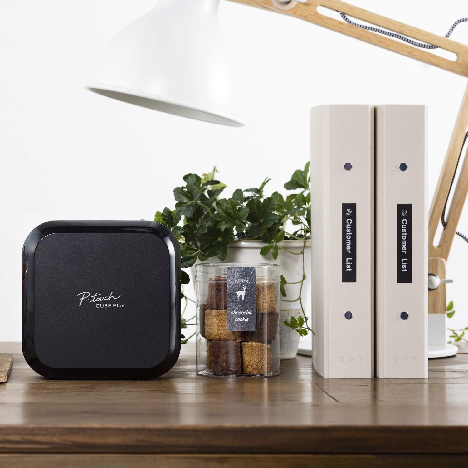 Brother PT-P710BT P-Touch Cube Plus: PC and Mobile Connectable Label Maker with Bluetooth Wireless Technology Brother