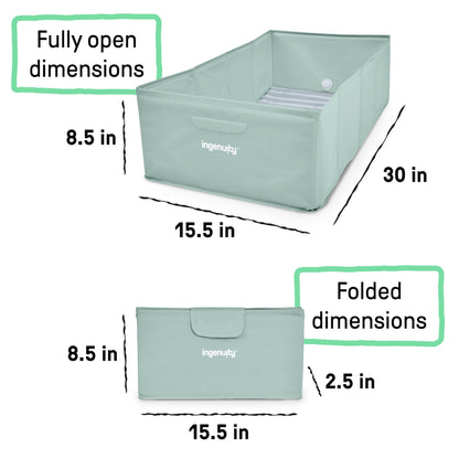 Ingenuity Tuckaway Toddler Tub, Converts Shower to Tub, Folds to Store, Easy to Clean, No Assembly Required, 12M-5Y 🍁 All In One Marketplace Canada