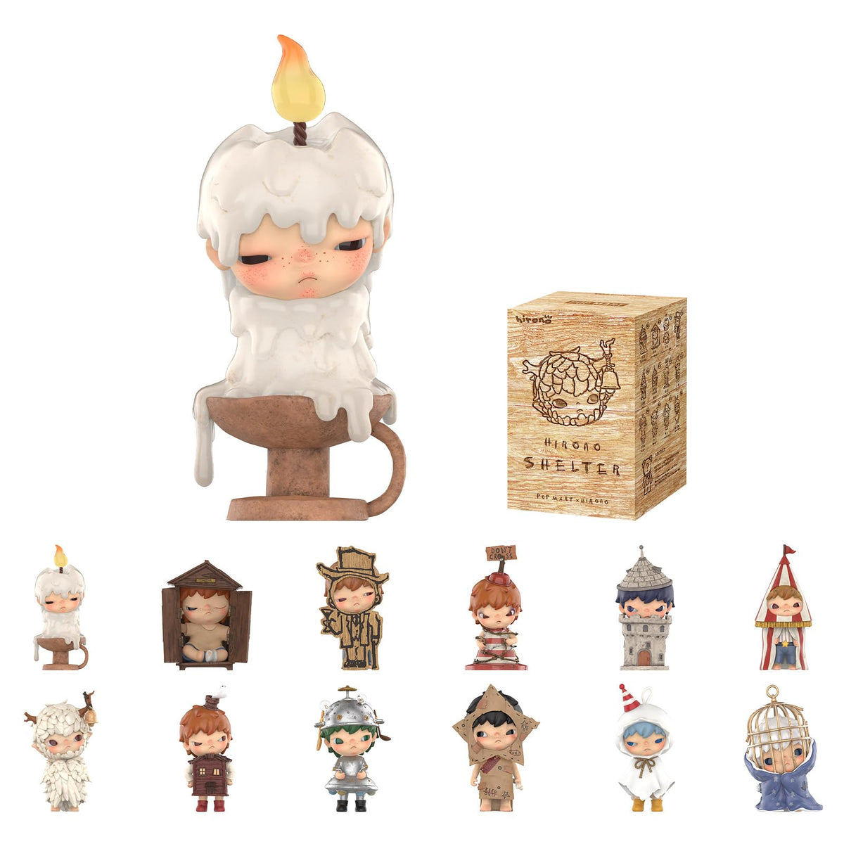 POP MART Hirono Shelter Series Figures, HIRONO Blind Box Figures, Random Design Action Figures Collectible Toys Home Decorations, Holiday Birthday Gifts for Girls and Boys, Single Box 🍁 All In One Marketplace Canada
