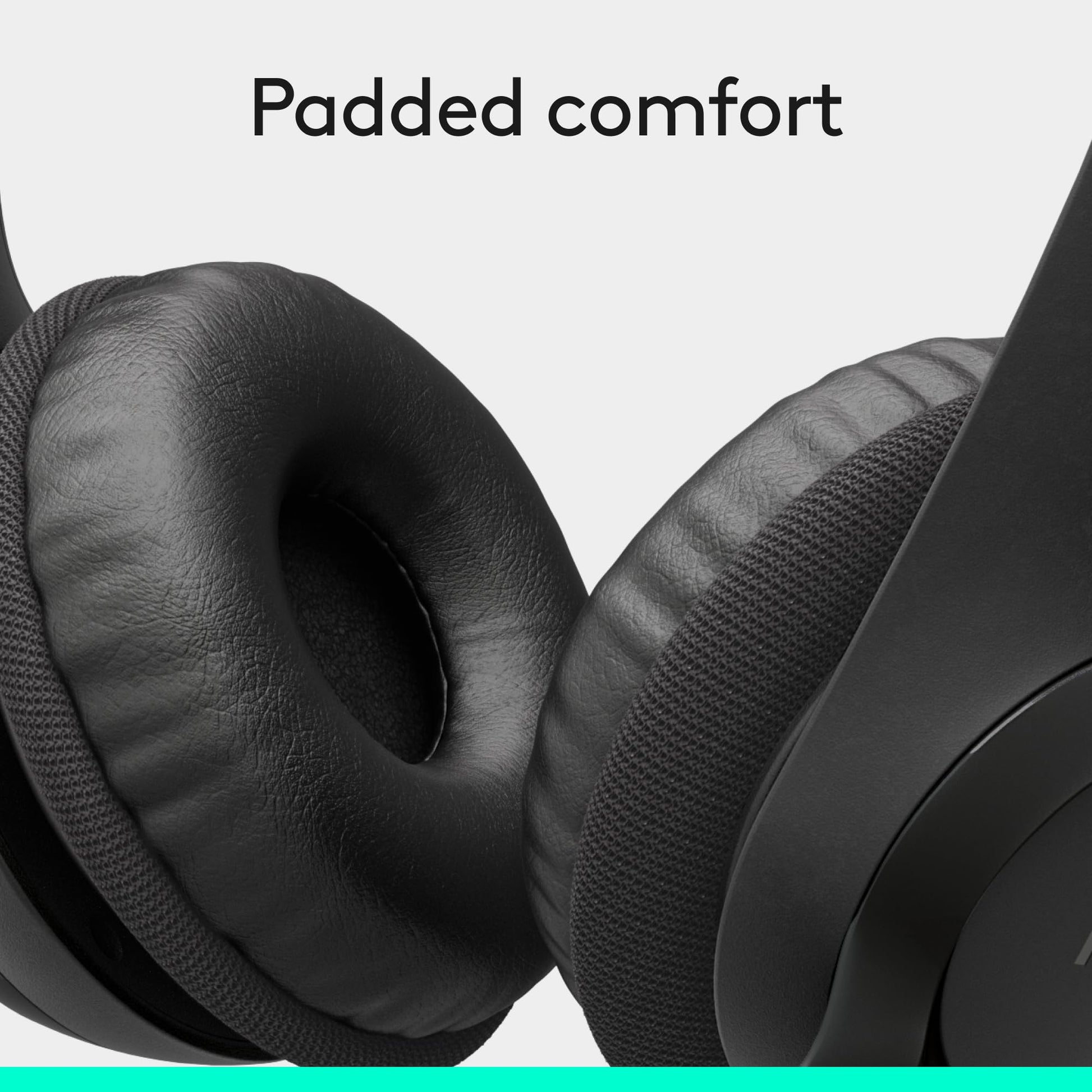 Logitech H390 Wired Headset for PC/Laptop, Stereo Headphones with Noise Cancelling Microphone, USB-A, in-Line Controls, Works with Chromebook - Black, 1 Pack - Available at All In One Marketplace Canada