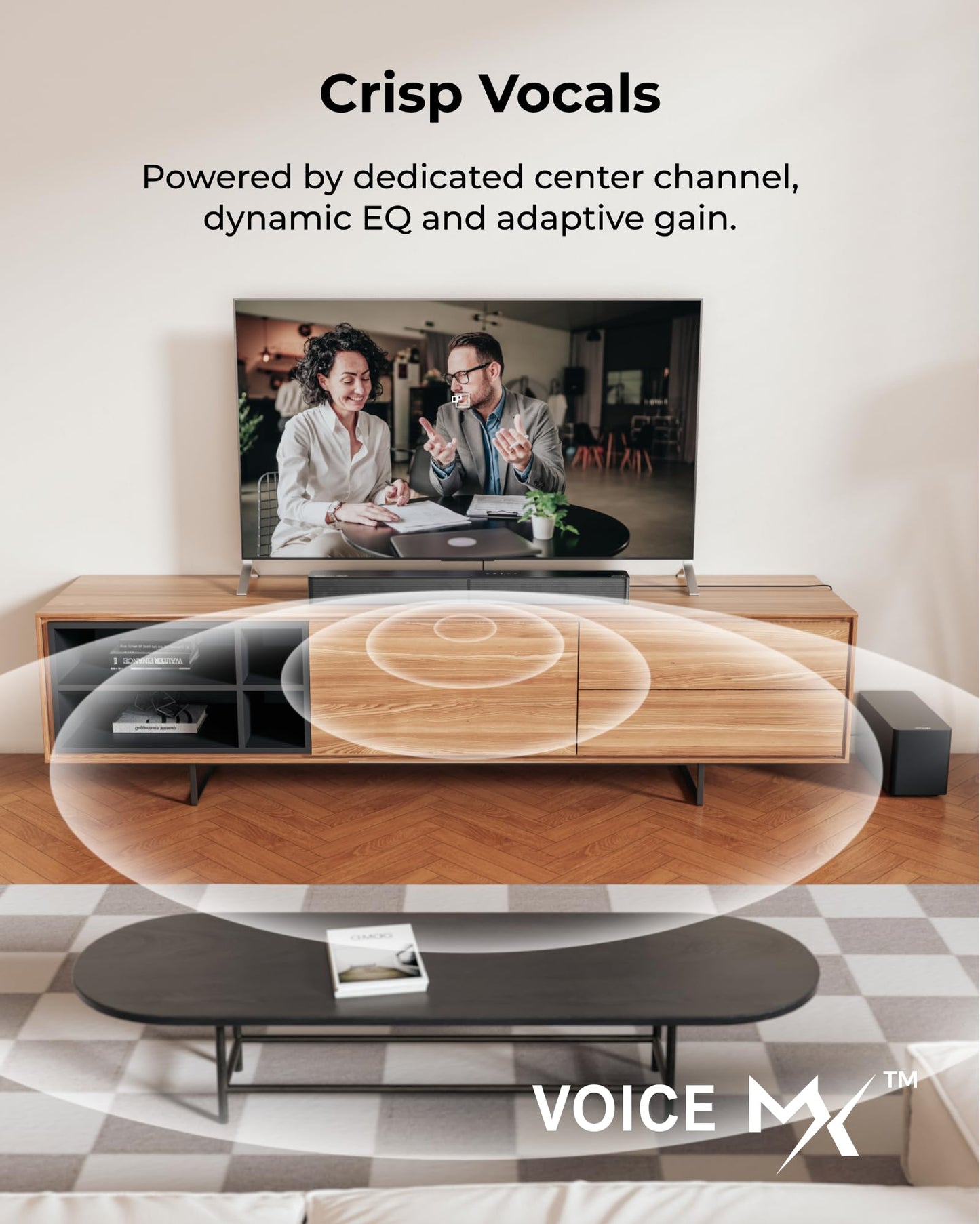 ULTIMEA 5.1ch Soundbar with Dolby Atmos, Sound Bar with Subwoofer for Smart TV, Home Theater Surround Sound System for TV, 300W, Adjustable Bass Boost, App, Bluetooth 5.4, Poseidon M60 (2025 Model)