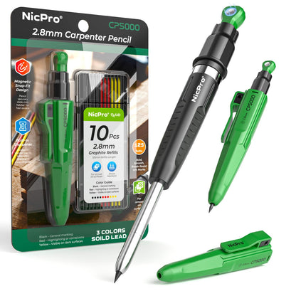 Nicpro CP5000 Carpenter Pencils Magnetic Armored for Father's HoliDay Gifts 🍁 All In One Marketplace Canada