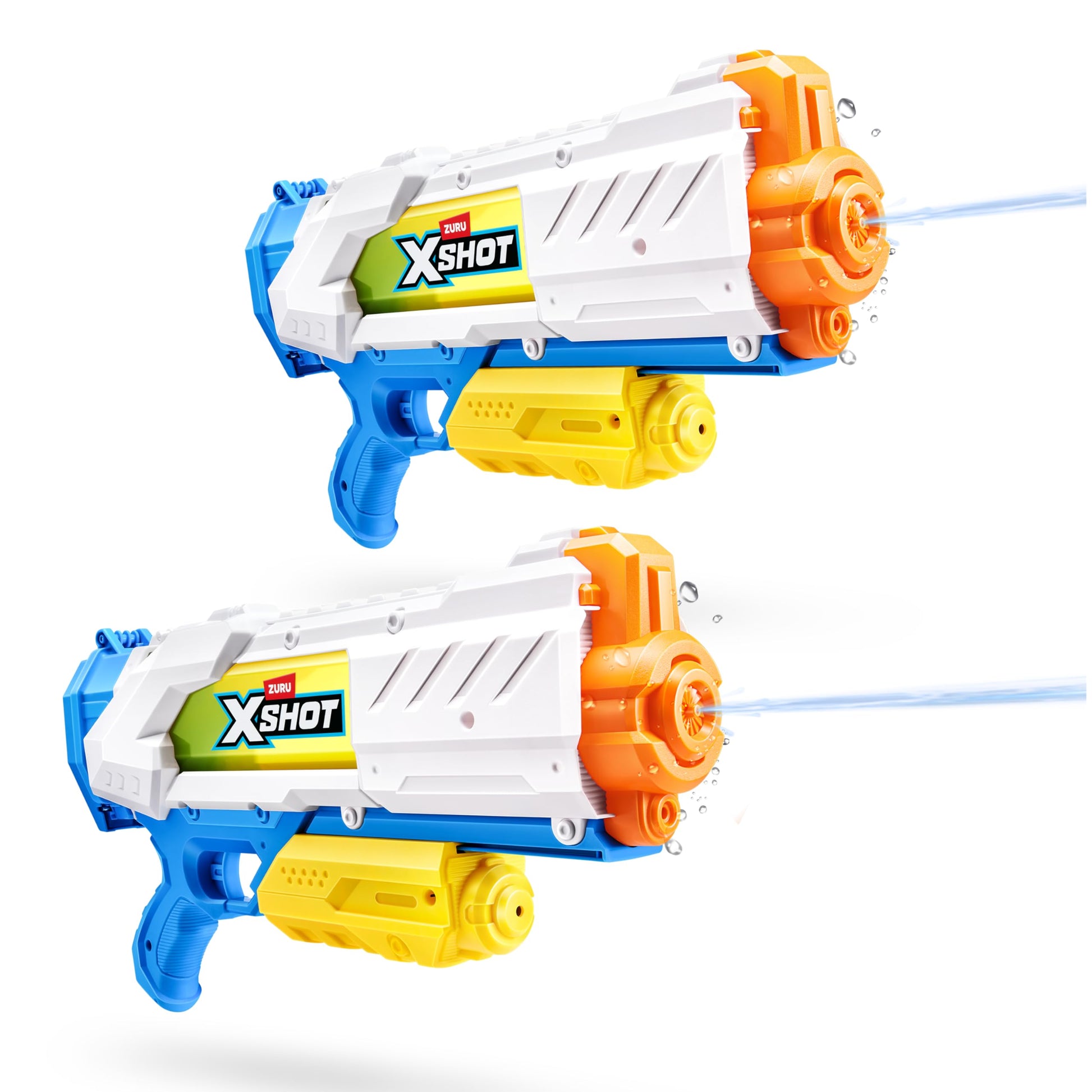 X-Shot Water Fast-Fill Medium Water Blaster (2 Pack) by ZURU, Watergun, 2 Pack X Shot Water Blaster (Fills with Water in just 1 Second!) XSHOT