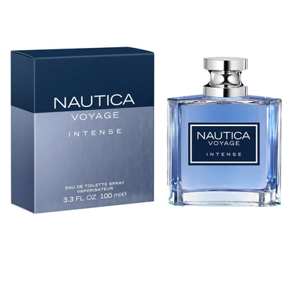 Nautica Voyage Intense Eau de Toilette for Men, Fresh, Aquatic Fougère, Masculine Fragrance,100ml