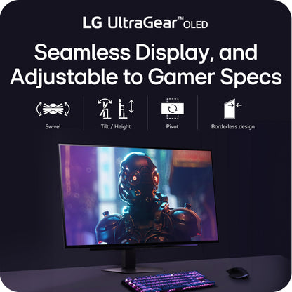 LG Ultragear 27" OLED Gaming Monitor 27GX704A-B WQHD 240Hz NVIDIA G-Sync